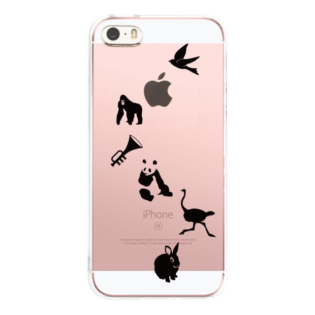 iPhone5 iPhone5s ケース クリア しりとり スマホケース ハード スマホケース ハード 送料無料-1