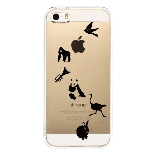 iPhone5 iPhone5s ケース クリア しりとり スマホケース ハード スマホケース ハード 送料無料-2