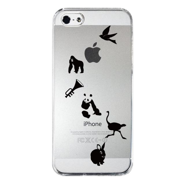 iPhone5 iPhone5s ケース クリア しりとり スマホケース ハード スマホケース ハード 送料無料-3