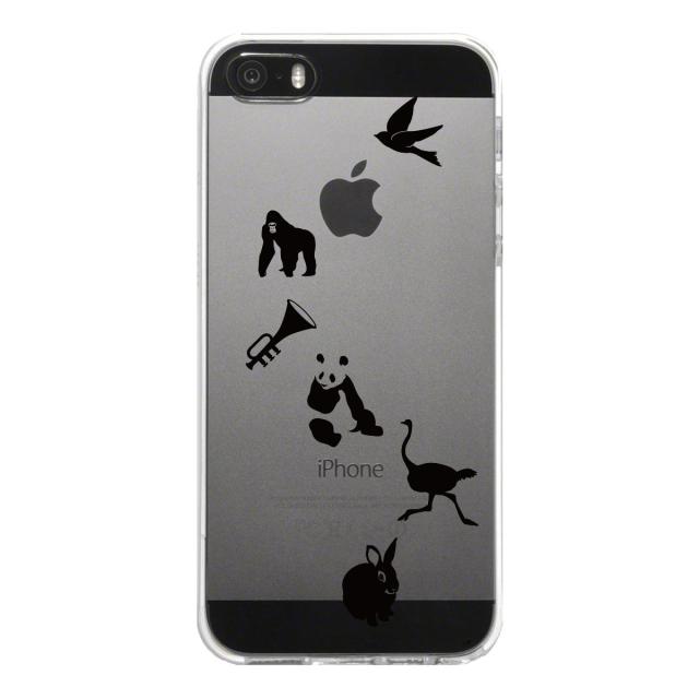 iPhone5 iPhone5s ケース クリア しりとり スマホケース ハード スマホケース ハード 送料無料-4