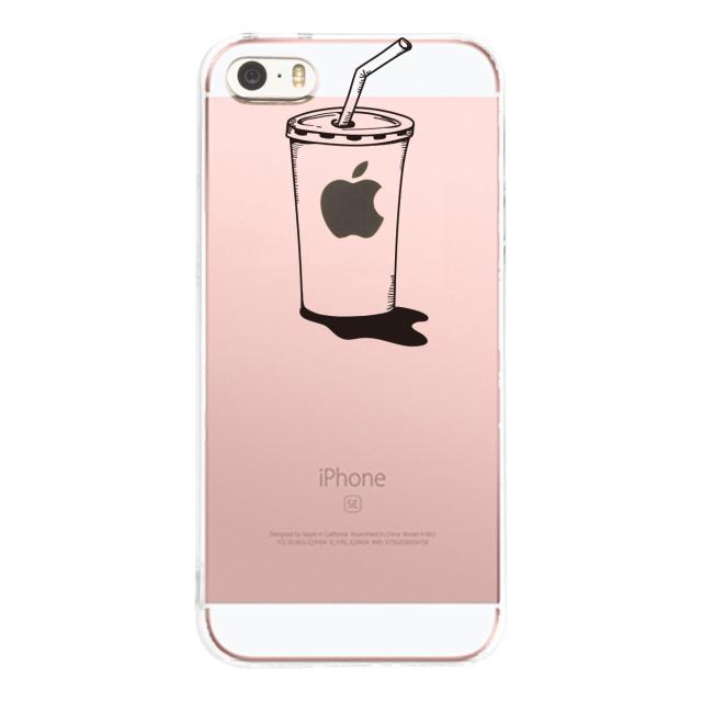 iPhone5 iPhone5s ケース クリア アップルジュース スマホケース ハード スマホケース ハード 送料無料-1