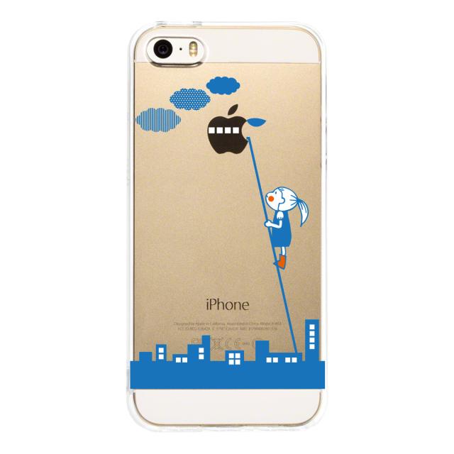 iPhone5 iPhone5s ケース クリア UFOに搭乗 スマホケース ハード スマホケース ハード 送料無料-2