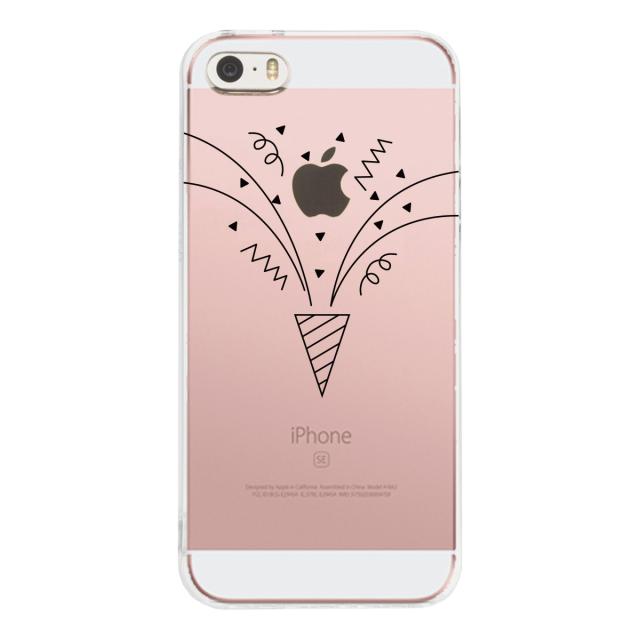 iPhone5 iPhone5s ケース クリア クラッカー スマホケース ハード スマホケース ハード 送料無料-1