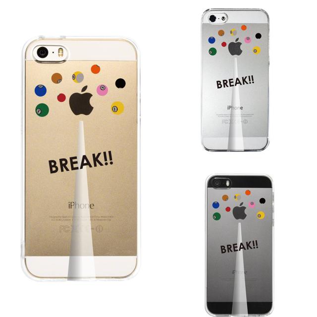 iPhone5 iPhone5s ケース クリア ビリヤード スマホケース ハード スマホケース ハード 送料無料-0
