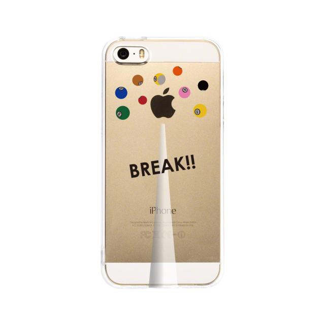 iPhone5 iPhone5s ケース クリア ビリヤード スマホケース ハード スマホケース ハード 送料無料-1