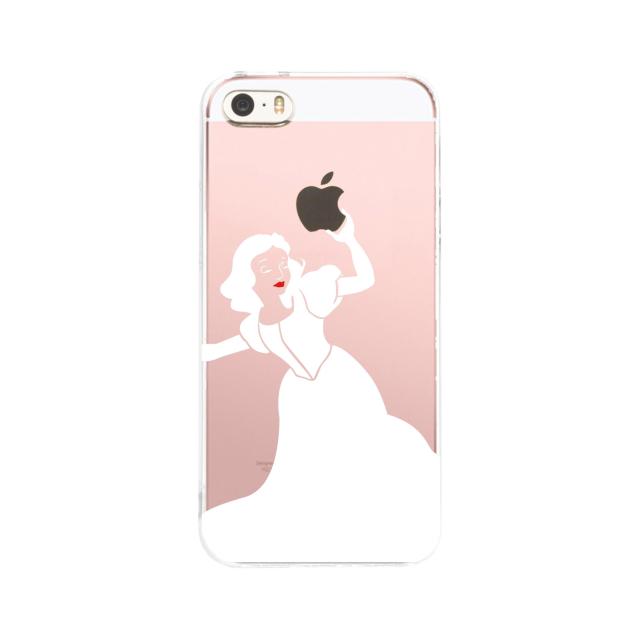 iPhone5 iPhone5s ケース クリア レディ ホワイト スマホケース ハード スマホケース ハード 送料無料-1