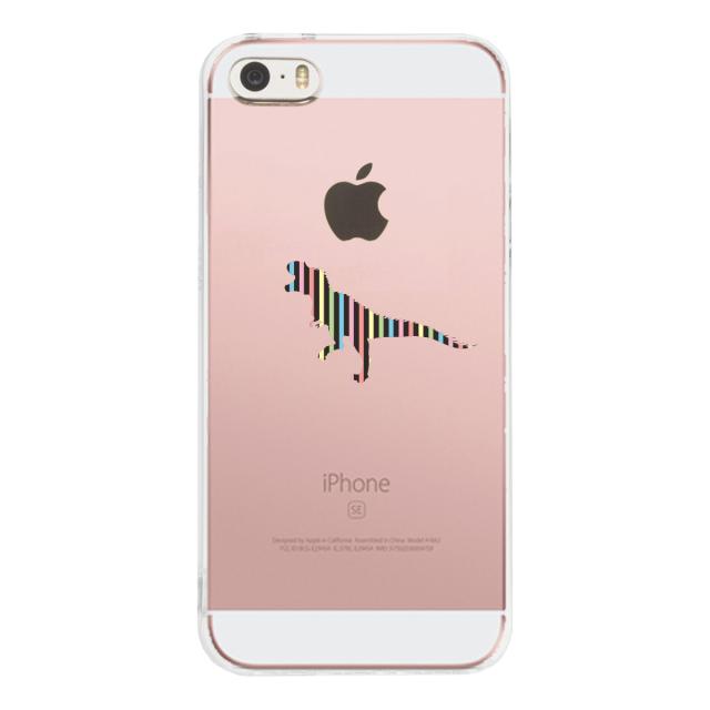 iPhone5 iPhone5s ケース クリア 恐竜 ティラノサウルス スマホケース ハード スマホケース ハード 送料無料-1