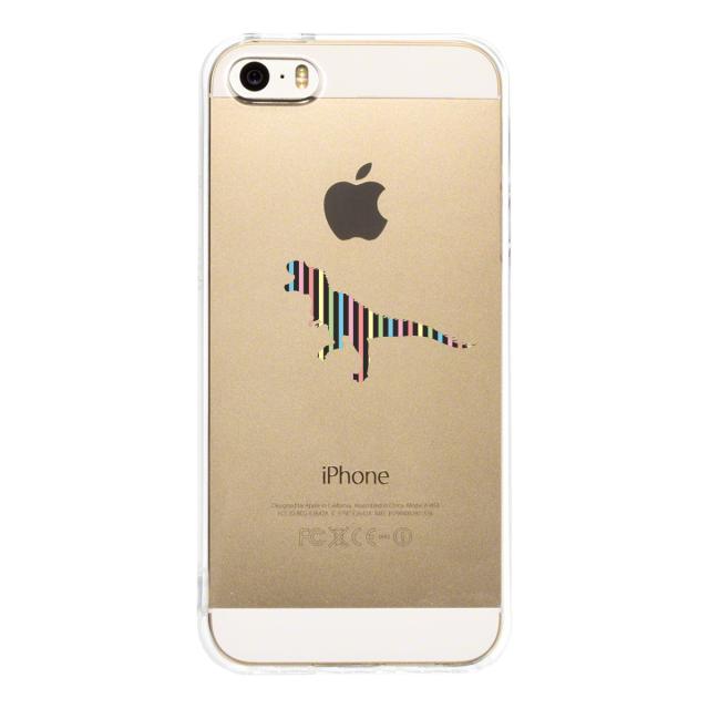 iPhone5 iPhone5s ケース クリア 恐竜 ティラノサウルス スマホケース ハード スマホケース ハード 送料無料-2