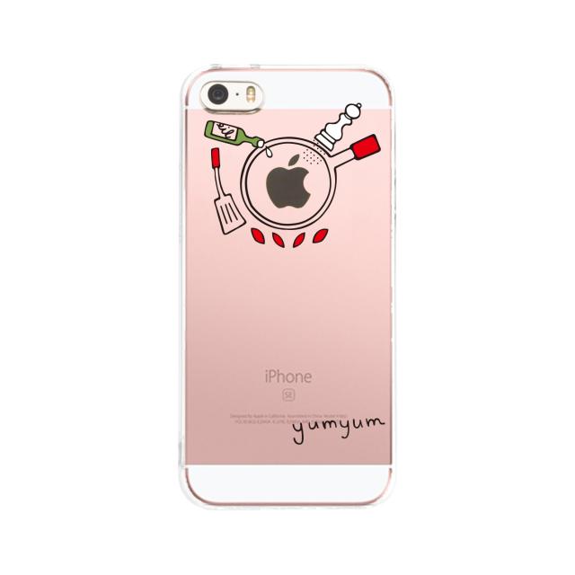 iPhone5 iPhone5s ケース クリア 調理中 スマホケース ハード スマホケース ハード 送料無料-1