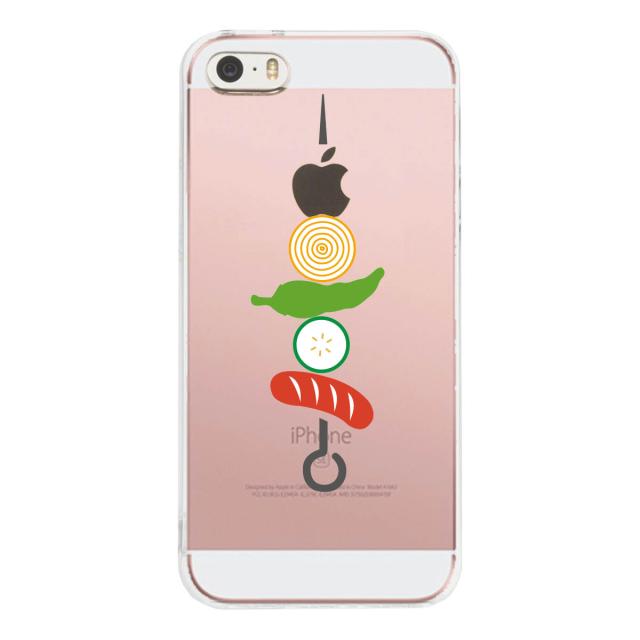 iPhone5 iPhone5s ケース クリア バーベキュー スマホケース ハード スマホケース ハード 送料無料-1