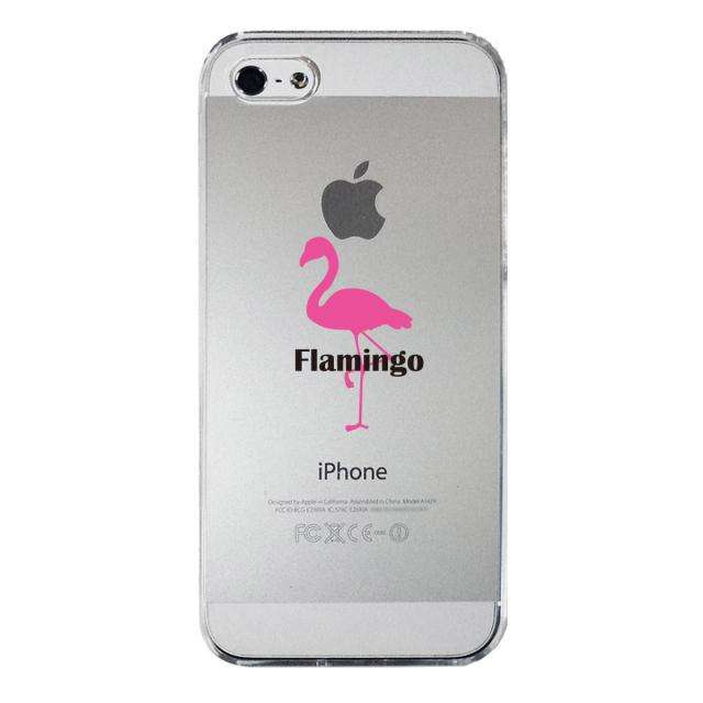 iPhone5 iPhone5s ケース クリア フラミンゴ スマホケース ハード スマホケース ハード 送料無料-3