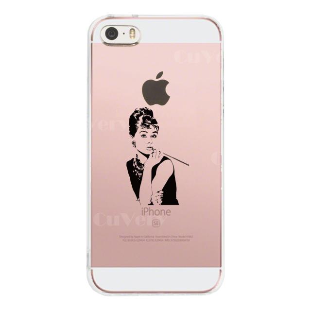 iPhone5 iPhone5s ケース クリア オードリー ヘプバーン スマホケース ハード スマホケース ハード 送料無料-2