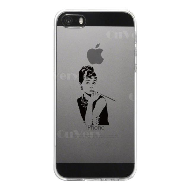 iPhone5 iPhone5s ケース クリア オードリー ヘプバーン スマホケース ハード スマホケース ハード 送料無料-3
