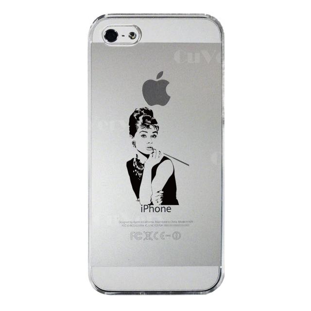 iPhone5 iPhone5s ケース クリア オードリー ヘプバーン スマホケース ハード スマホケース ハード 送料無料-4