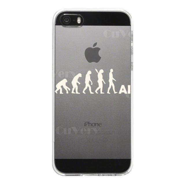 iPhone5 iPhone5s ケース クリア 進化論 ホワイト スマホケース ハード スマホケース ハード 送料無料-4