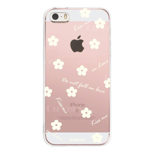 iPhone5 iPhone5s ケース クリア フラワー ライトイエロー スマホケース ハード スマホケース ハード 送料無料-1