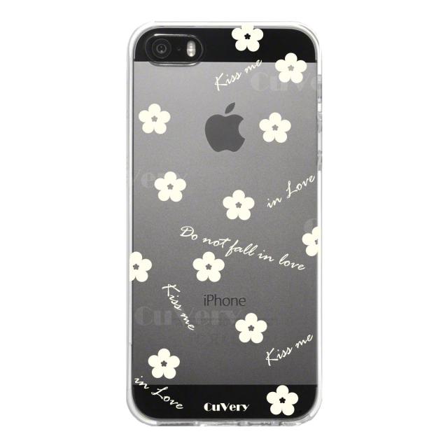 iPhone5 iPhone5s ケース クリア フラワー ライトイエロー スマホケース ハード スマホケース ハード 送料無料-3