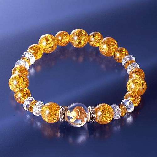 金運亀のブレスレット 財運金銀亀セット付き 送料無料-1