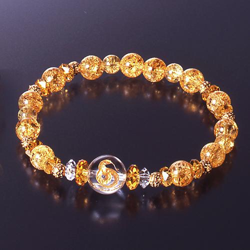 開運蛇ブレスレット 吉兆蛇ストラップ付き 送料無料-1