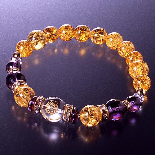 幸せ ふくろうブレス 幸運ふくろうのバッグホルダー付き 送料無料-1