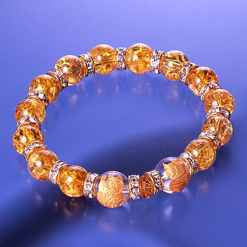 左右招き猫ブレスレット 招き猫キーホルダー付き 送料無料-1