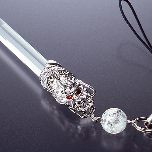 アメジスト龍玉ブレス 爆裂水晶ドラゴンストラップ付き 送料無料-4