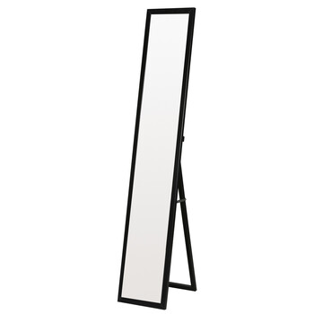 クールスタンドミラー幅27 モダンなマット質感フレーム 送料無料-1