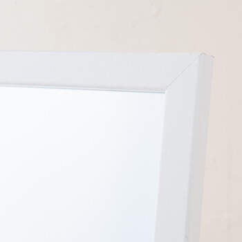 クールスタンドミラー幅27 モダンなマット質感フレーム 送料無料-4