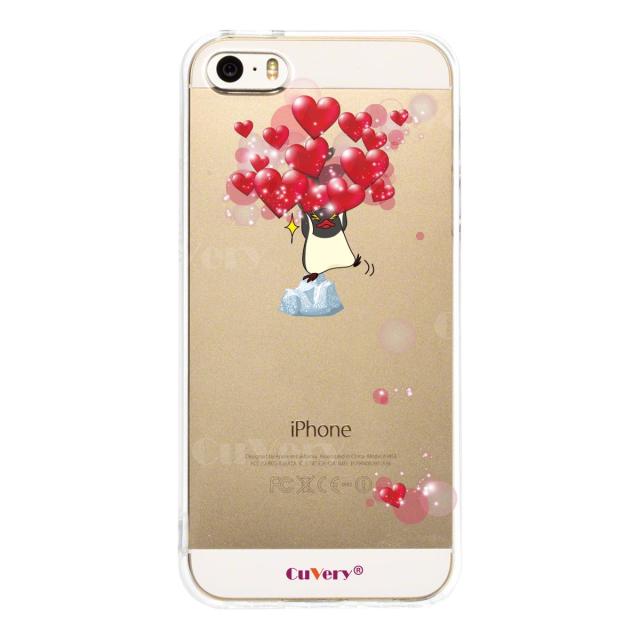 iPhone5 iPhone5s ケース クリア ペンギン ハート いっぱい スマホケース ハード スマホケース ハード 送料無料-2