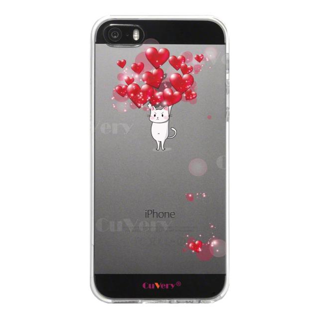 iPhone5 iPhone5s ケース クリア 猫 ネコ にゃんこ ハートいっぱい スマホケース ハード スマホケース ハード 送料無料-1