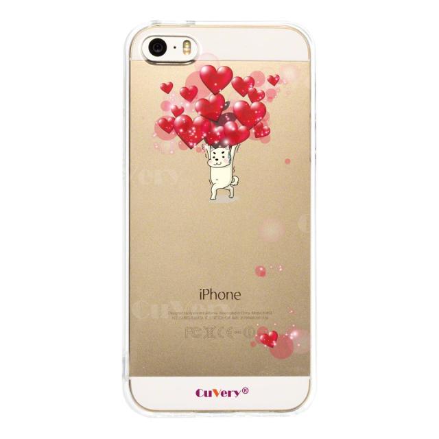 iPhone5 iPhone5s ケース クリア 犬 ワンコ ハート いっぱい スマホケース ハード スマホケース ハード 送料無料-2