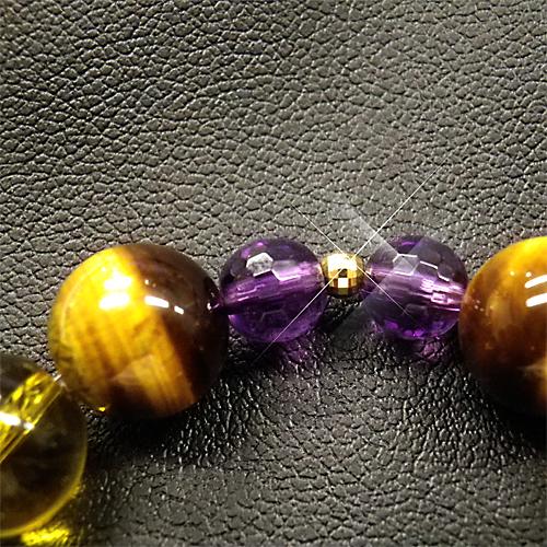 大龍神 金針水晶ブレス 黄金龍お守り付き 送料無料-2