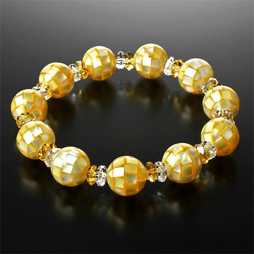 金運貝のブレスレット 金運のお守りカード付き 送料無料-2