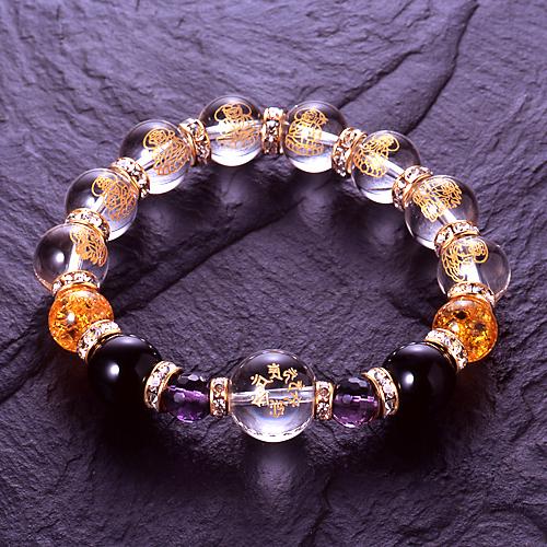 八大守護仏 梵字ブレス 梵字 お守りカード付き 送料無料-1