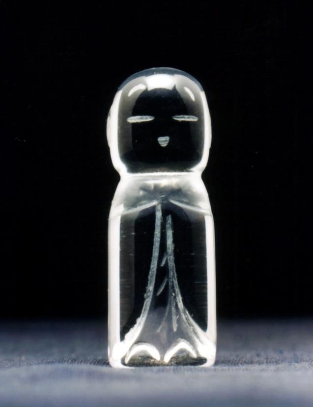 白水晶のお地蔵さん 白水晶地蔵菩薩 水晶認定書付き 送料無料-2