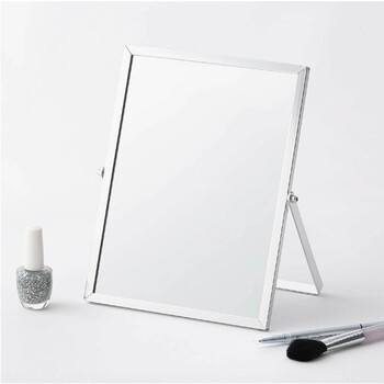 清潔感のあるアルミフレーム卓上ミラー Mサイズ 送料無料-6