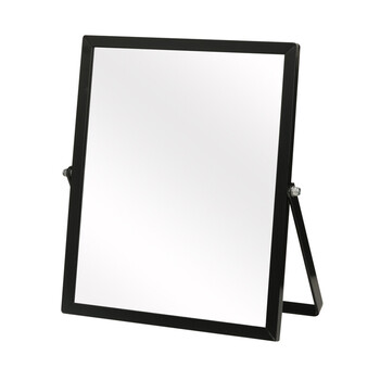 清潔感のあるアルミフレーム卓上ミラー Sサイズ 送料無料-2