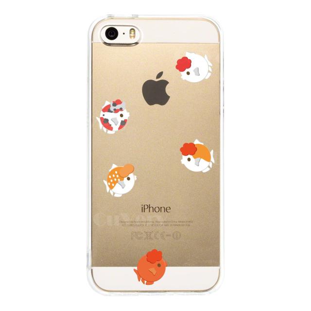 iPhone5 iPhone5s ケース クリア 金魚 らんちゅう スマホケース ハード スマホケース ハード 送料無料-1