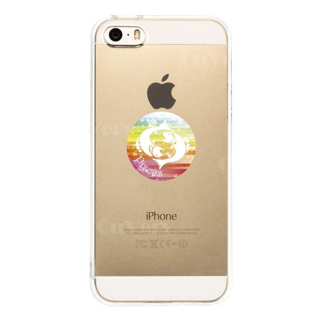 iPhone5 iPhone5s ケース クリア 星座 うお座 魚座 Pisces スマホケース ハード スマホケース ハード 送料無料-1