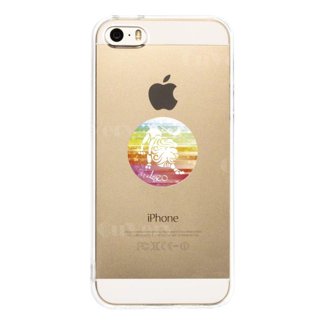 iPhone5 iPhone5s ケース クリア 星座 しし座 獅子座 Leo スマホケース ハード スマホケース ハード 送料無料-1