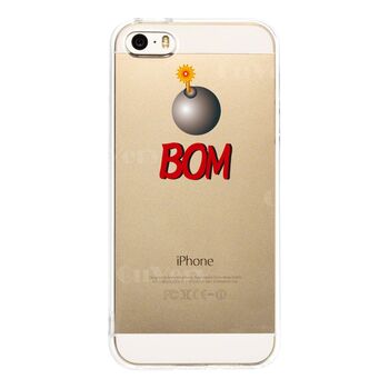 iPhone5 iPhone5s ケース クリア 爆弾 BOM ボム スマホケース ハード スマホケース ハード 送料無料-1