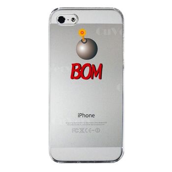 iPhone5 iPhone5s ケース クリア 爆弾 BOM ボム スマホケース ハード スマホケース ハード 送料無料-3
