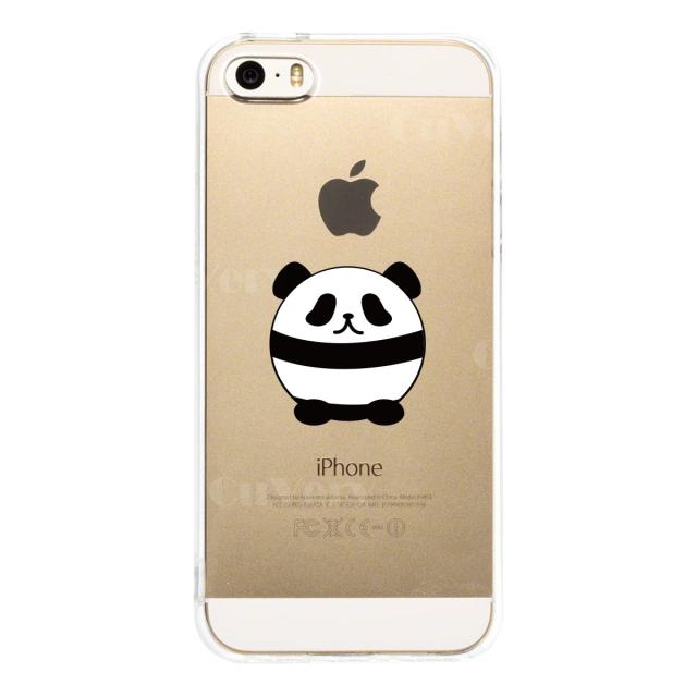iPhone5 iPhone5s ケース クリア ボール パンダ スマホケース ハード スマホケース ハード 送料無料-1