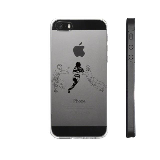 iPhone5 iPhone5s ケース クリア ラグビー バックス突破 スマホケース ハード スマホケース ハード 送料無料-2