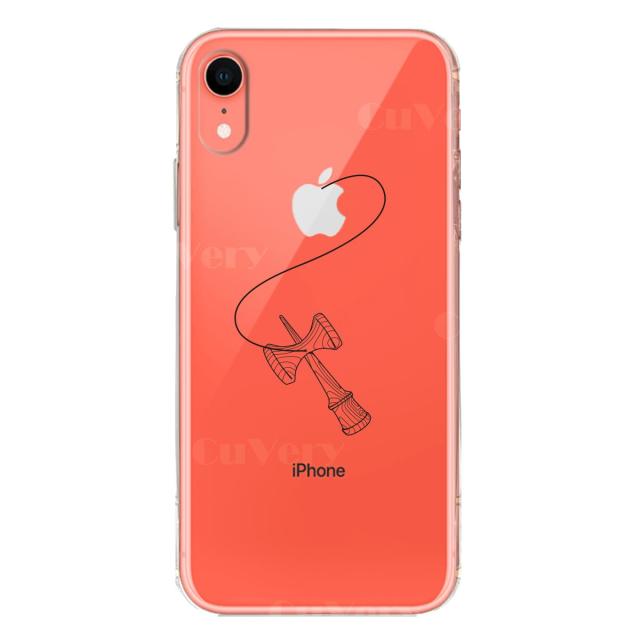 iPhoneXR ケース クリア ソフト けん玉 2 スマホケース ワイヤレス充電対応 ソフトスマホケース 送料無料-2