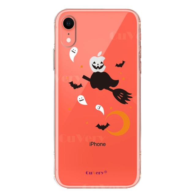 iPhoneXR ケース クリア ソフト Halloween ハロウィン スマホケース ワイヤレス充電対応 ソフトスマホケース 送料無料-2