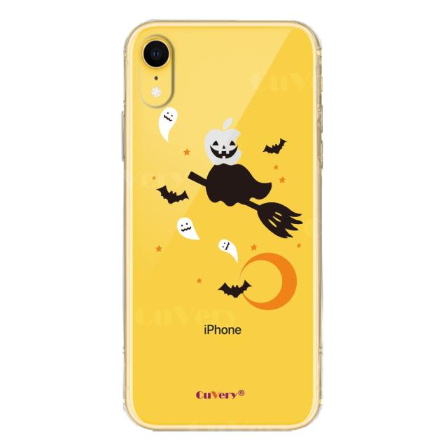iPhoneXR ケース クリア ソフト Halloween ハロウィン スマホケース ワイヤレス充電対応 ソフトスマホケース 送料無料-3