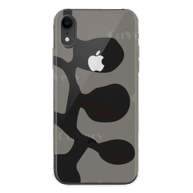 iPhoneXR ケース クリア ソフト ありの巣 スマホケース ワイヤレス充電対応 ソフトスマホケース 送料無料-5