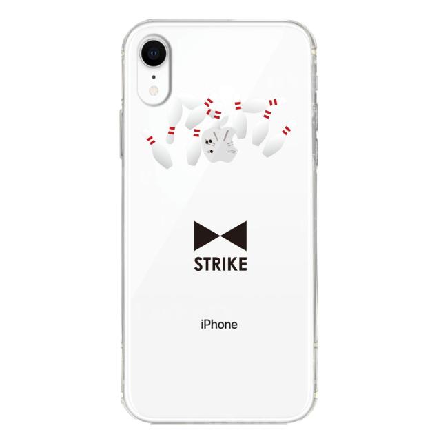 iPhoneXR ケース クリア ソフト ボウリング スマホケース ワイヤレス充電対応 ソフトスマホケース 送料無料-1