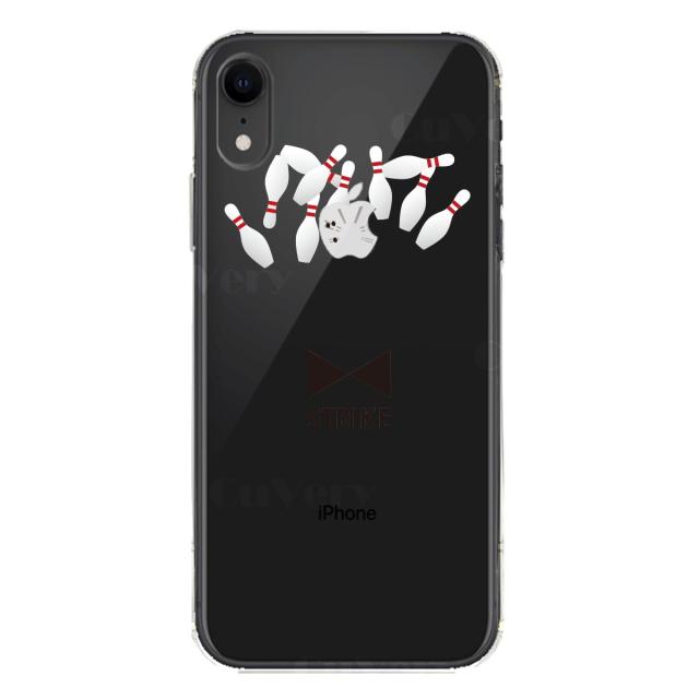 iPhoneXR ケース クリア ソフト ボウリング スマホケース ワイヤレス充電対応 ソフトスマホケース 送料無料-5